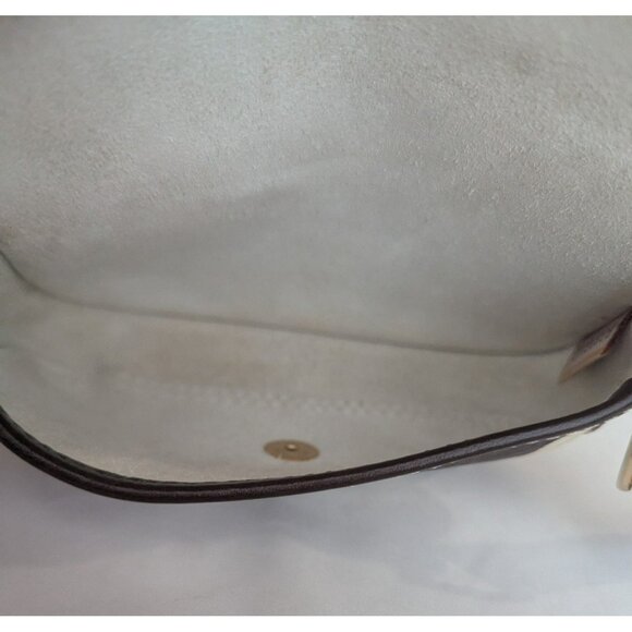 Dooney & Bourke Giraffe Print Wristlet Wallet Brown Cream/Off White Gold - Picture 10 of 12